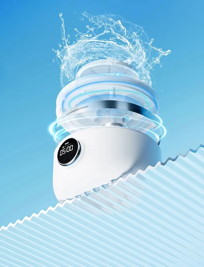 simpclean ye02 mini underwear wash machine 360 degree deep cleaning feature